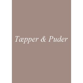 Tæpper / Skind/ puder