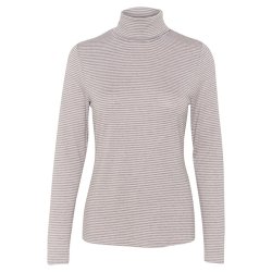 Alexandra Jersey rollneck-pale mauv