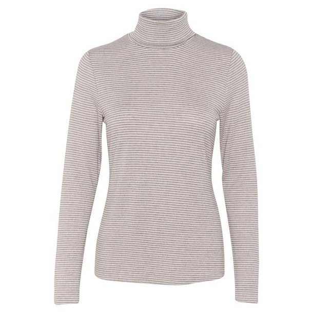 Alexandra Jersey rollneck-pale mauv