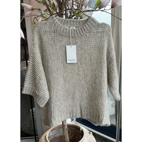 Bailey SS Knit Pullover- Cement