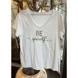 Be Yourself T-shirt- White