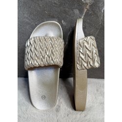 Beach Sandals- Gold