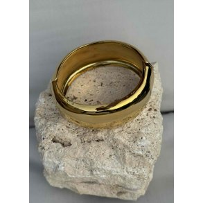 Big Golden Steel  Bracelet- Gold