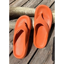 Comodo Toe Slippers- Orange