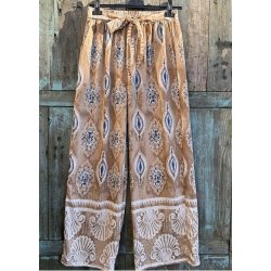 Denis Loose Pants- Beige