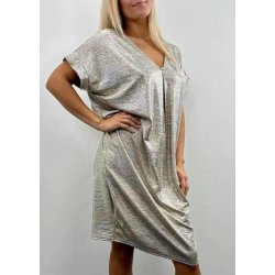 Fie Glam Loose Dress- Gold