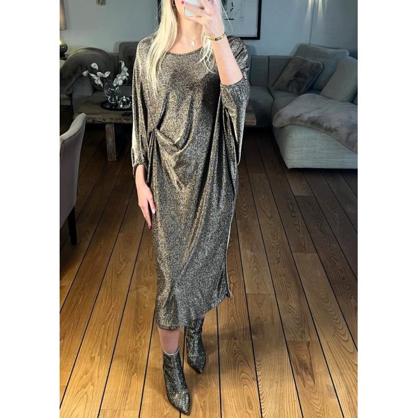 Frida Glam Dress- Gold