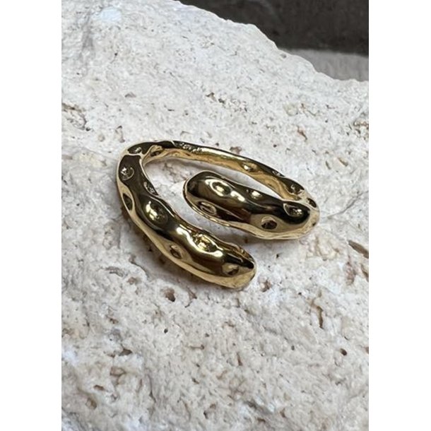 Golden Snake Ring