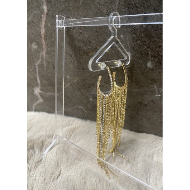 Glam Long earring-Gold