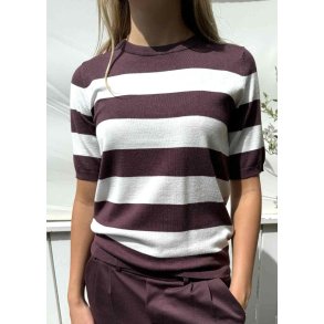 Lizza Striped Knit-Fudges chalk 