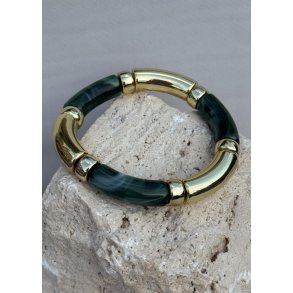 Maggie Resin Bracelet-  Green