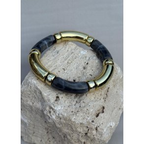Maggie Resin Bracelet-  Grey