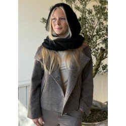 Milu Scarf Knit Balaclava- Black