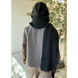 Milu Scarf Knit Balaclava- Black