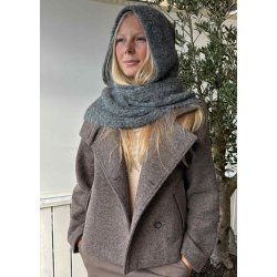 Milu Scarf Knit Balaclava- Medium grey