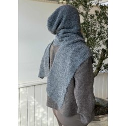 Milu Scarf Knit Balaclava- Medium grey