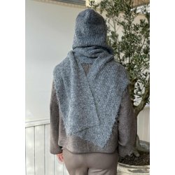 Milu Scarf Knit Balaclava- Medium grey