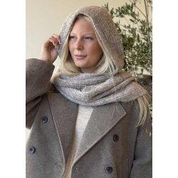 Milu Scarf Knit Balaclava- Humus melange