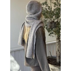 Milu Scarf Knit Balaclava- Humus melange