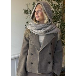 Milu Scarf Knit Balaclava- Humus melange