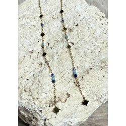 Northen Stars &amp; Pearls Earrings- Gold