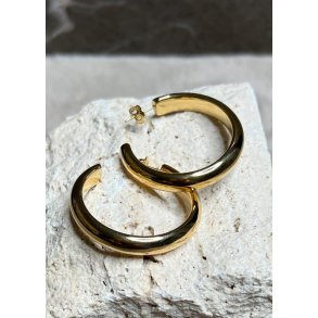 Olivia Hoop Earring- Gold