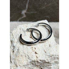 Olivia Hoop Earring- Silver