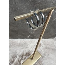 Olivia Hoop Earring- Silver