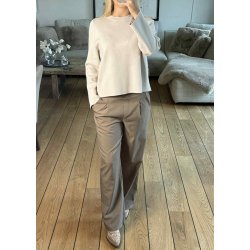 Reynard Square Sleeve O-neck- Silver gray