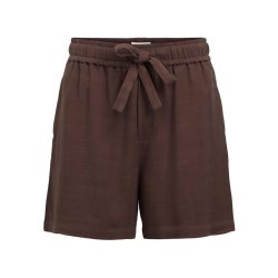 Sanne Wide Shorts- Seal Brown
