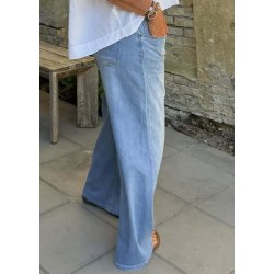 Abarna Loose Fit Jeans- Light Blue