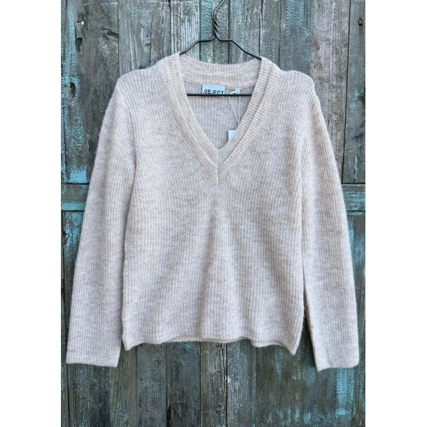 Agate V-neck L/S Knit Pullover