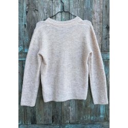 Agate V-neck L/S Knit Pullover