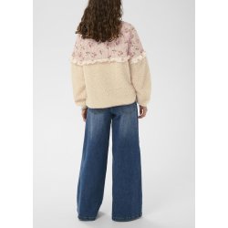 Aiko Catina Teddy Jacket-white cap