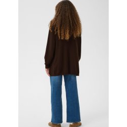 Alina Soft Knit Cardigan- Coffee Bean
