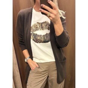 Alina Soft Knit Cardigan- Coffee Bean