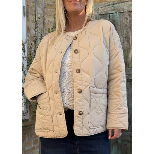 Allie Ls Lo Quilted Jacket- Humus
