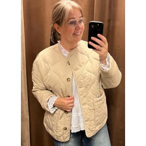 Allie Ls Lo Quilted Jacket- Humus