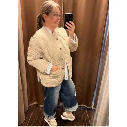Allie Ls Lo Quilted Jacket- Humus