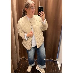 Allie Ls Lo Quilted Jacket- Humus