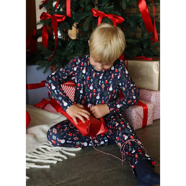 Alma Ls T-shirt Kids- Cookiehouse Navy str.86-128