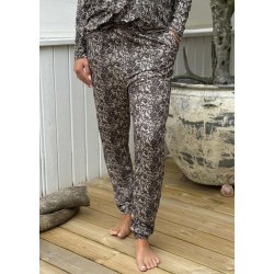 Alma Pants- Mocca Brown Lace