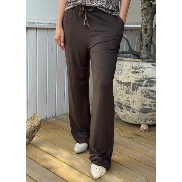 Alma Wide Pants- Mocca 
