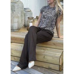 Alma Wide Pants- Mocca 