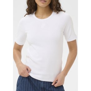 Alyssa Rib T-shirt- Spring Gardenia