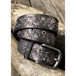 Angel studded Belt SA1844- Anthracit