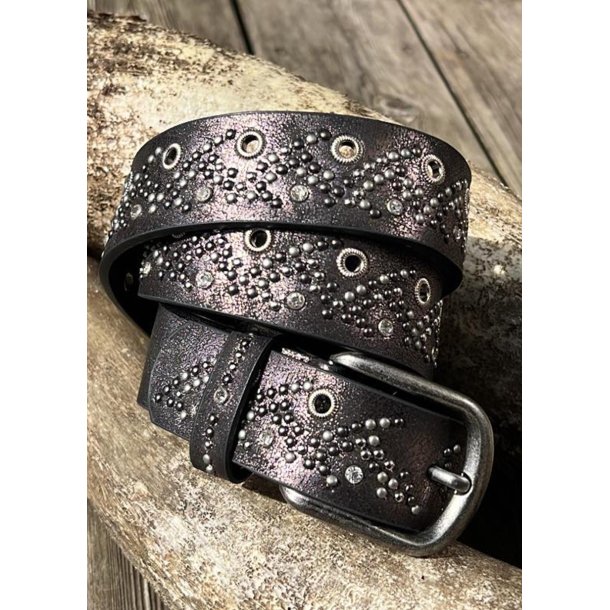 Angel studded Belt SA1844- Anthracit