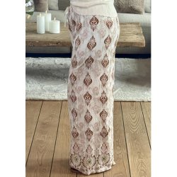 Jasmin Stone Loose Pants- Brown