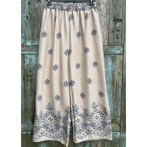 Angela Loose Pants- Beige