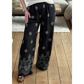 Angela Loose Pants- Black